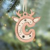 Personalized Reindeer Letter Wood Ornament For Christmas Gifts TH10 896319