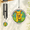Custom Dog Art Photo If Love Could Have Saved You Memorial Acrylic Wind Chimes LM32 893925