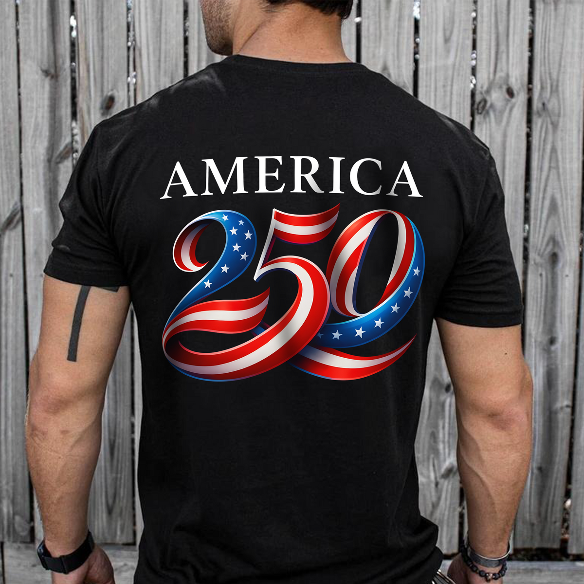 America 250th Anniversary Back Shirt Proud of American Dark Shirt CH07 911064