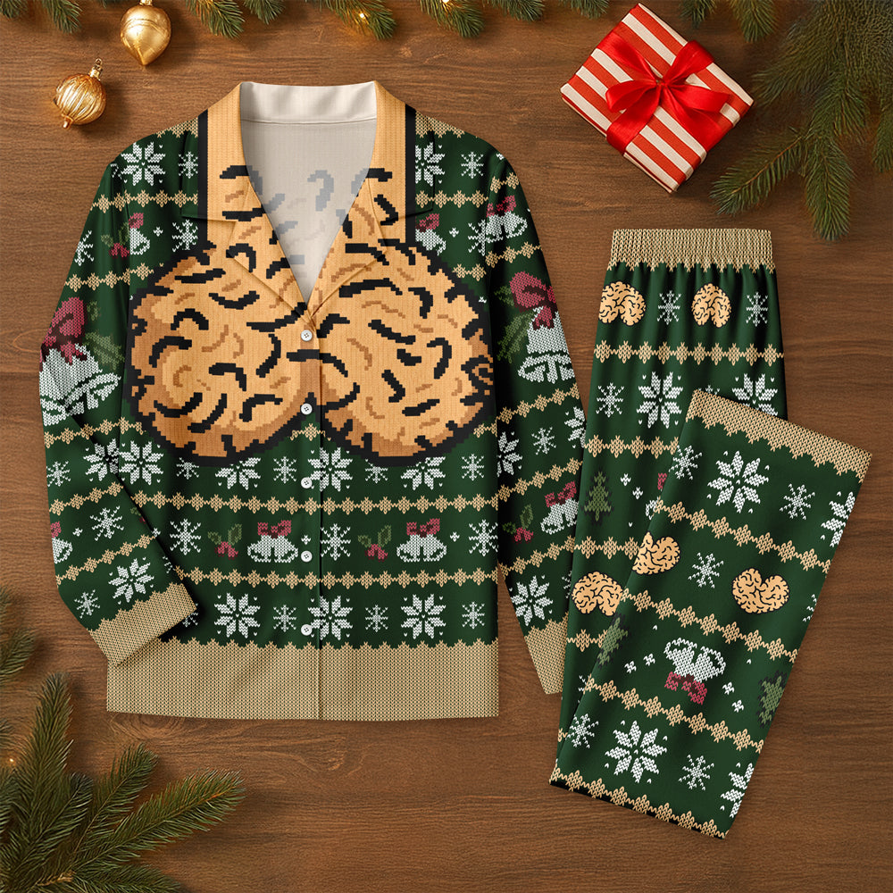 Personalized Funny Cock Christmas Pajamas Gift for Him Her TH10 171153