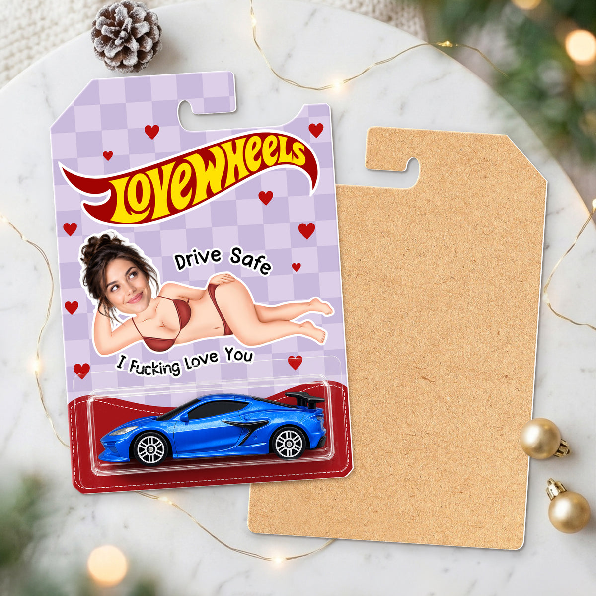 Custom Photo Drive Safe I F*cking Love You Wheels - Funny Gifts For Husband, Wife HO82 903894
