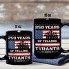 250 Years USA 250th Anniversary America Celebration Black Mug CH07 896742