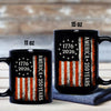 250 Years America Flag 250th Birthday 1776-2026 Black Mug HO82 894790