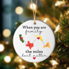 Custom State to State Long Distance Gift - Personalized Family Ceramic Ornament HO82 894662
