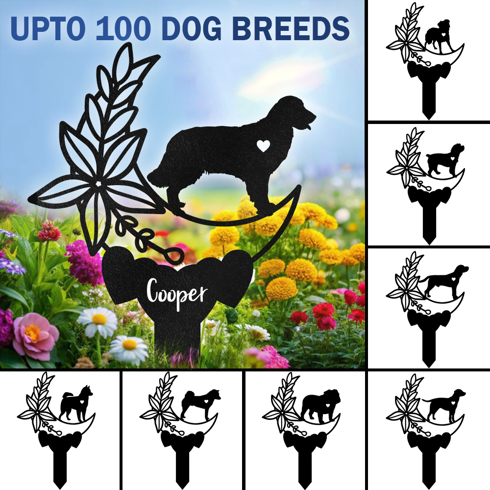 Personalized Dog Memorial Garden Stake For Dog Lovers LM32 893847