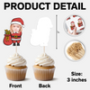 Custom Funny Photo Christmas Cupcake Toppers Xmas Decor TH10 894765