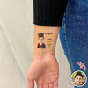 Custom Funny Face Congrats Grad 2026 Tattoos Graduation Day Party Decor HA75 920442
