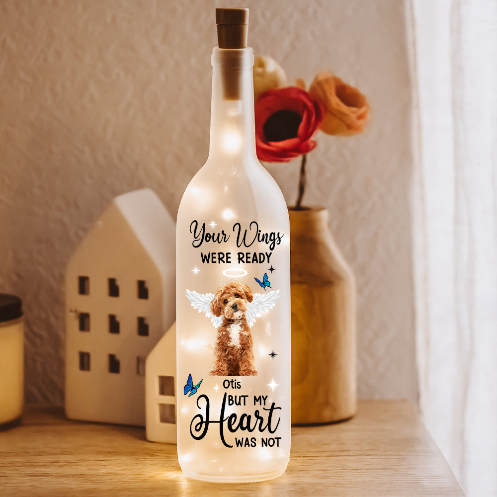 Custom Photo You Were My Favorite Hello and My Hardest Goodbye Bottle Lamp CH07 895720