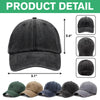 Personalized Vintage Photo Dad, Mom Washed Denim Baseball Cap TH10 170103