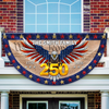 Custom Family Name American Flag - We The People Patriotic Eagle Non-Pleated Fan Flag CH07 910568