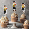 Custom Photo Class Of 2026 3D Cartoon Style Graduation Cupcake Toppers HA75 920074