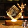 Custom Photo Memorial Engraved Crystal Photo With Light TH10 898241