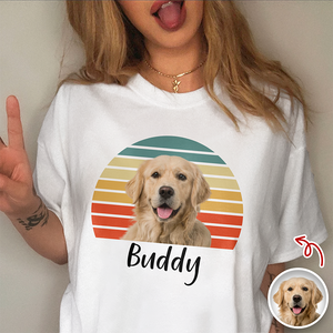 Custom Dog Photo Retro Comfort Shirt TH10 896143