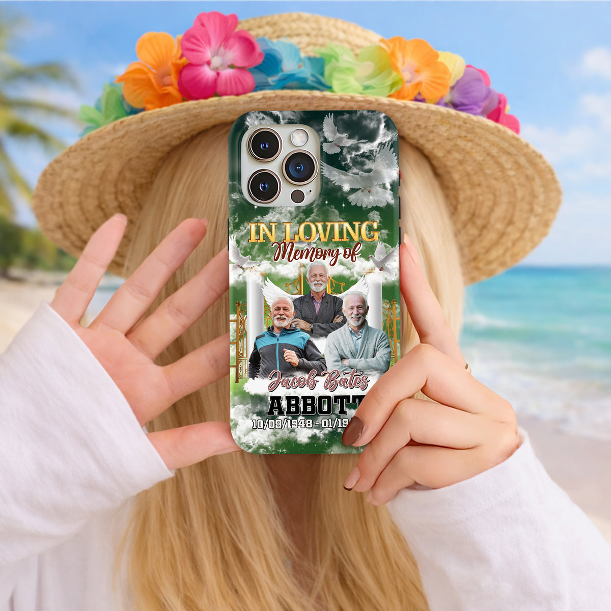 Custom Photo In Loving Memory Of Memorial Phone Case HA75 920986