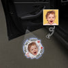 Drive Safe, Daddy Custom Fun Kid Faces Photo- Personalized Car Door Projector Light CH07 896432