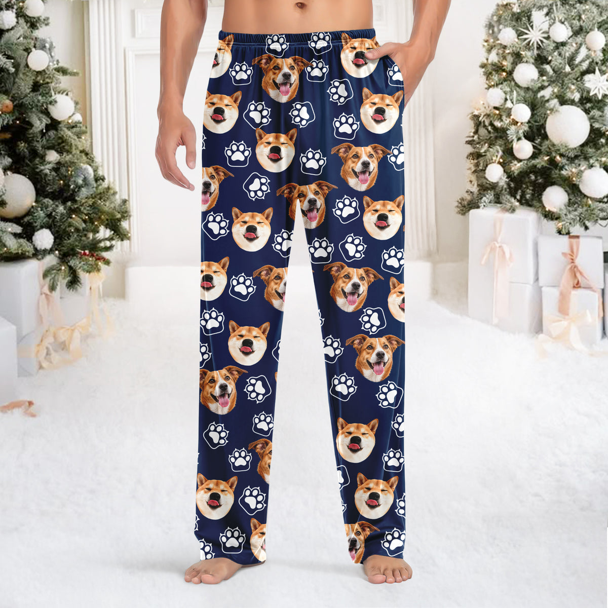 Custom Funny Dog Face Sweatpants Christmas Gifts HA75 921988