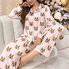 Custom Dog Photo Cute Plaid Pajamas, Personalized Pet Holiday Sleepwear CH07 180878