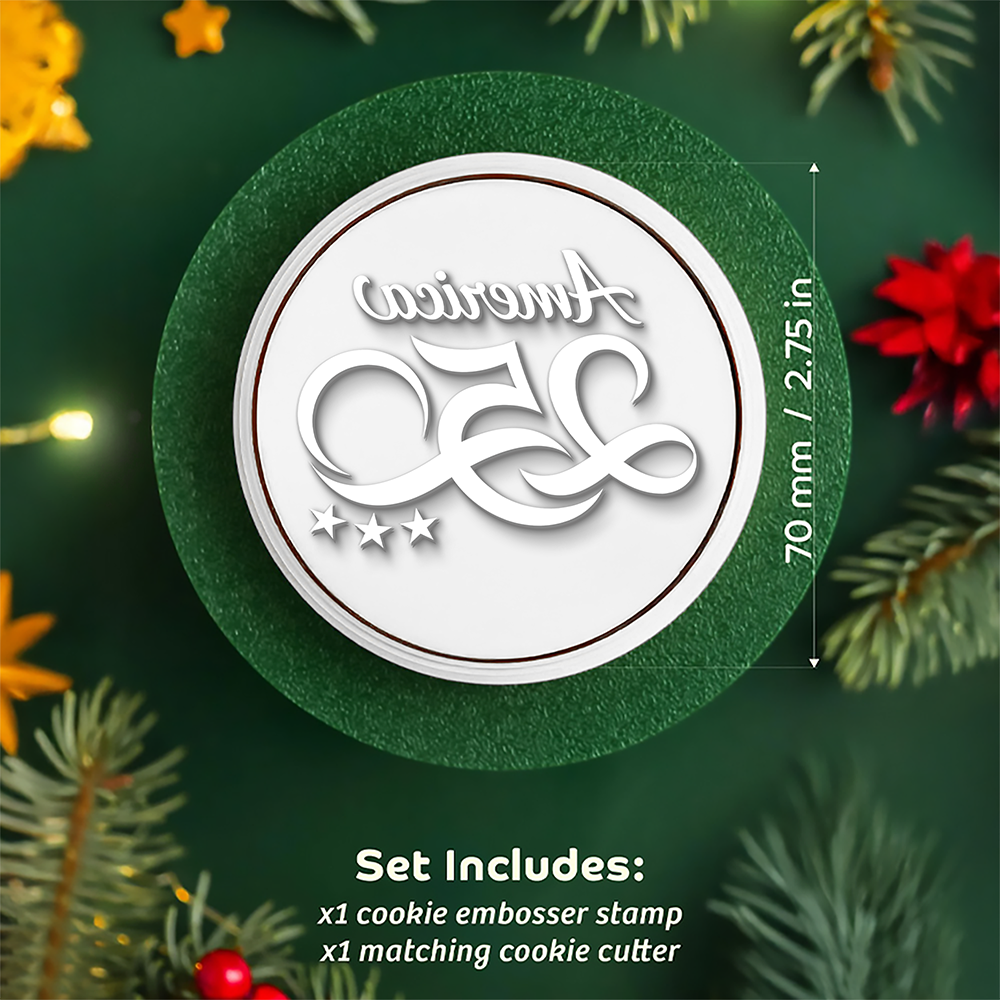 America 250 1776–2026 America Anniversary Cookie Stamp TH10 169595