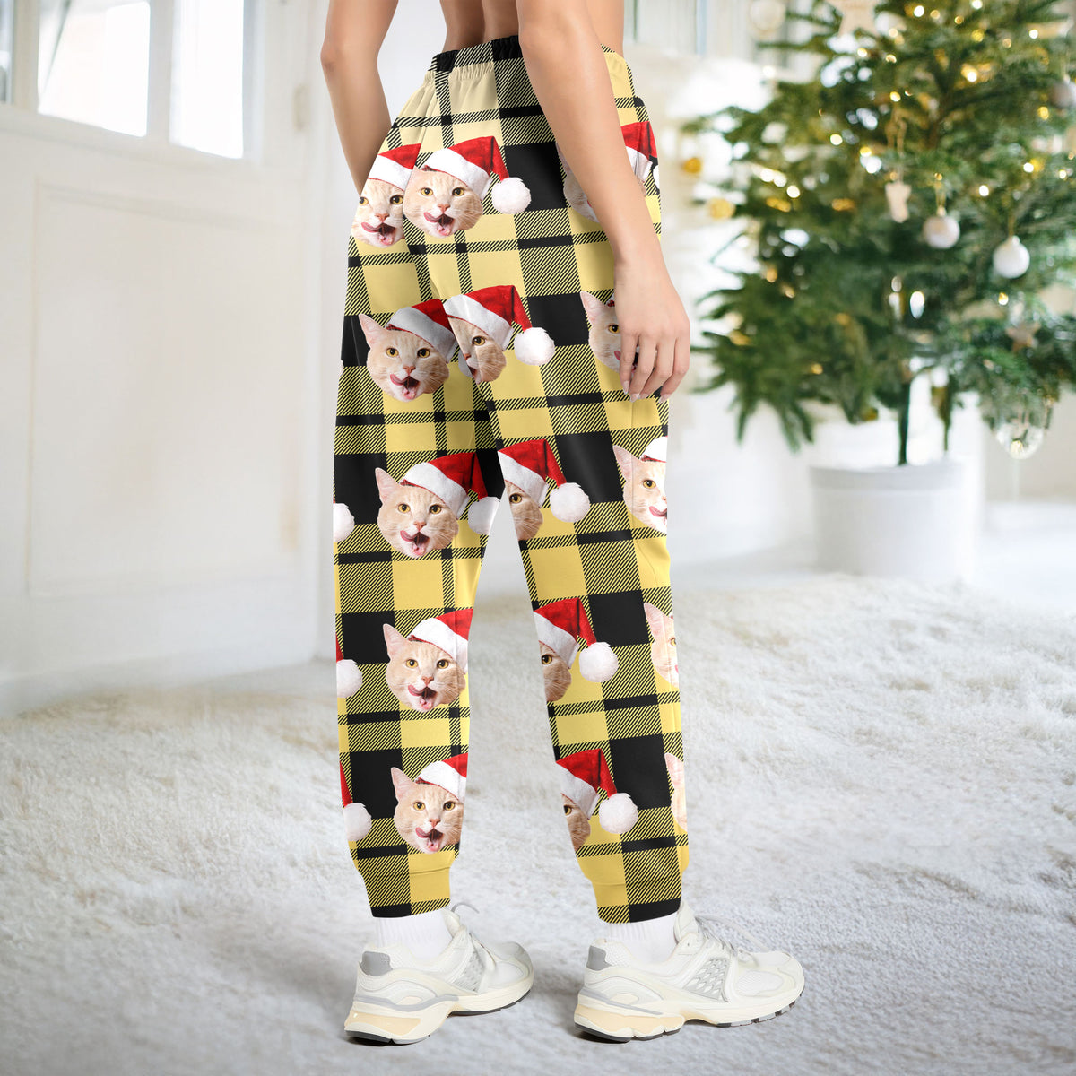 Custom Dog Cat Face Colorful Sweatpants For Dog Cat Lovers LM32 897417