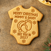 Personalized Name Baby Merry Christmas Shaped Cookie Stamp HA75 57018