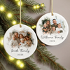 Personalized Family Photo Ceramic Ornament Unique Christmas Gift HA75 919050