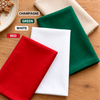 Personalized Initial Letter Christmas Reusable Cotton Napkin HO82 903726