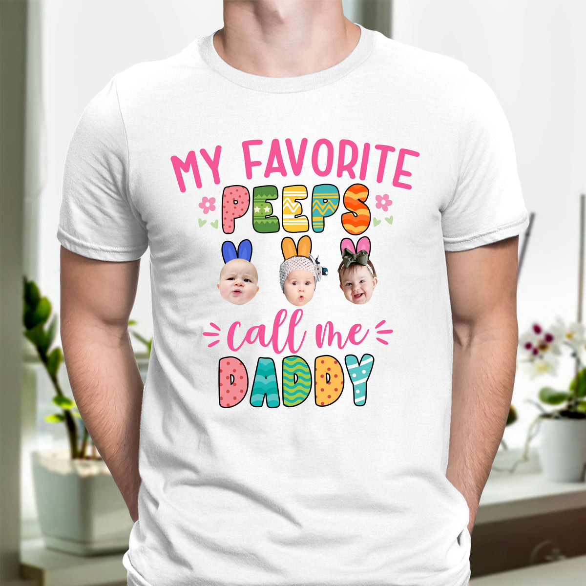 Custom Photo My Favorite People Call Me Grandma For Easter Day Shirt HA75 891946