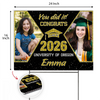 Custom Photo You Did It Graduation Yard Sign Gift for Graduates HO82 901482