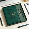 Custom The Next Chapter Journal Engraved Leather Notebook Set With Pen, Graduation Gift LM32 899831