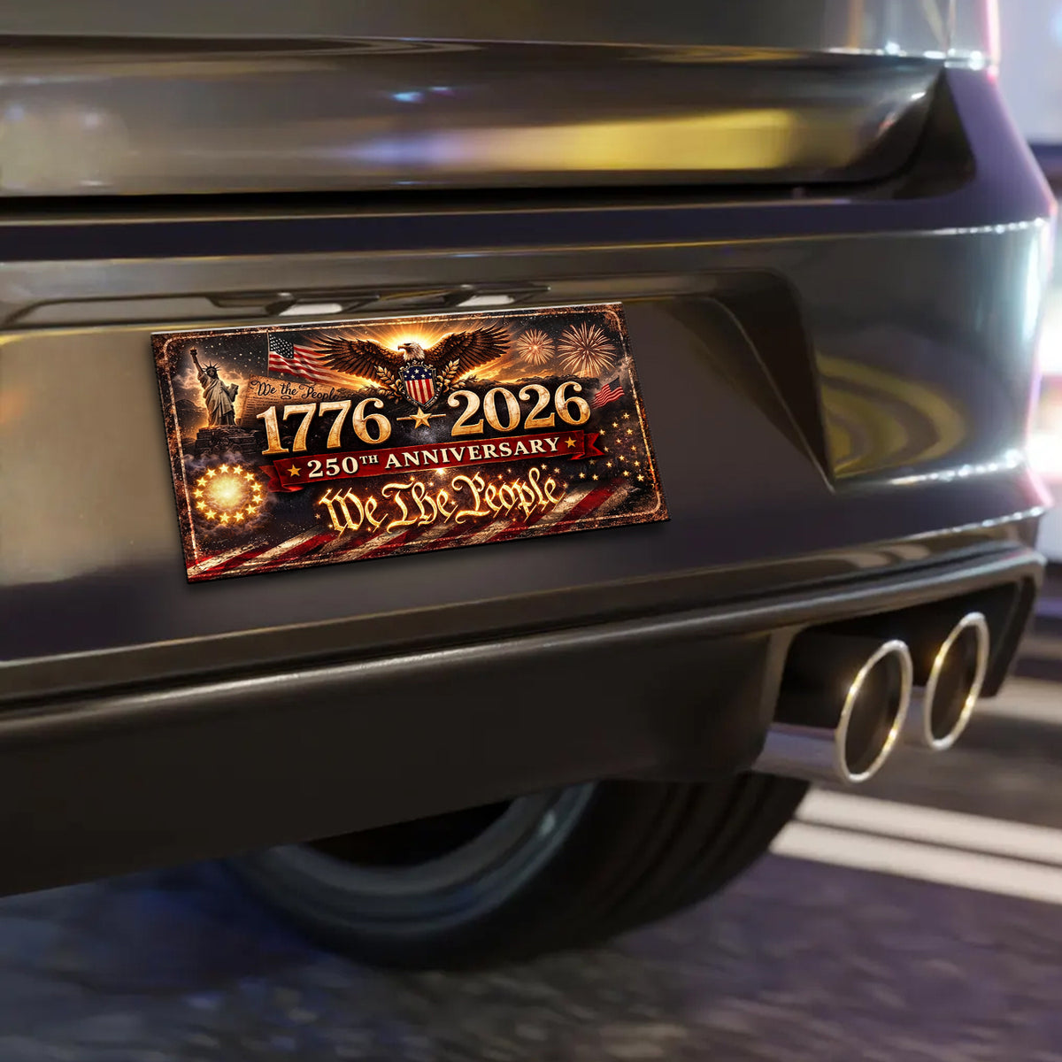 Personalized 250th Anniversary USA 1776-2026 License Plate HO82 902038