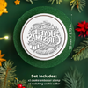 Custom Family Name Wishing You A Joyful Christmas Cookie Stamp HA75 919612