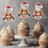 Custom Photo Santa Baby Christmas Cupcake Toppers LM32 893913