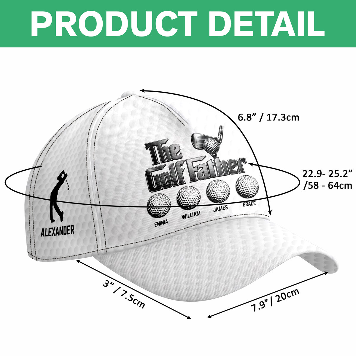 Personalized The Golf Father Classic Cap Gift For Father’s Day CH07 911552