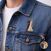 Custom Wedding Photo Acrylic Pin for Groom Newlywed Gift CH07 911078