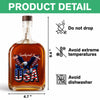 Faith, Family & Freedom America 250 Years Patriotic Whiskey Bottle LM32 897357