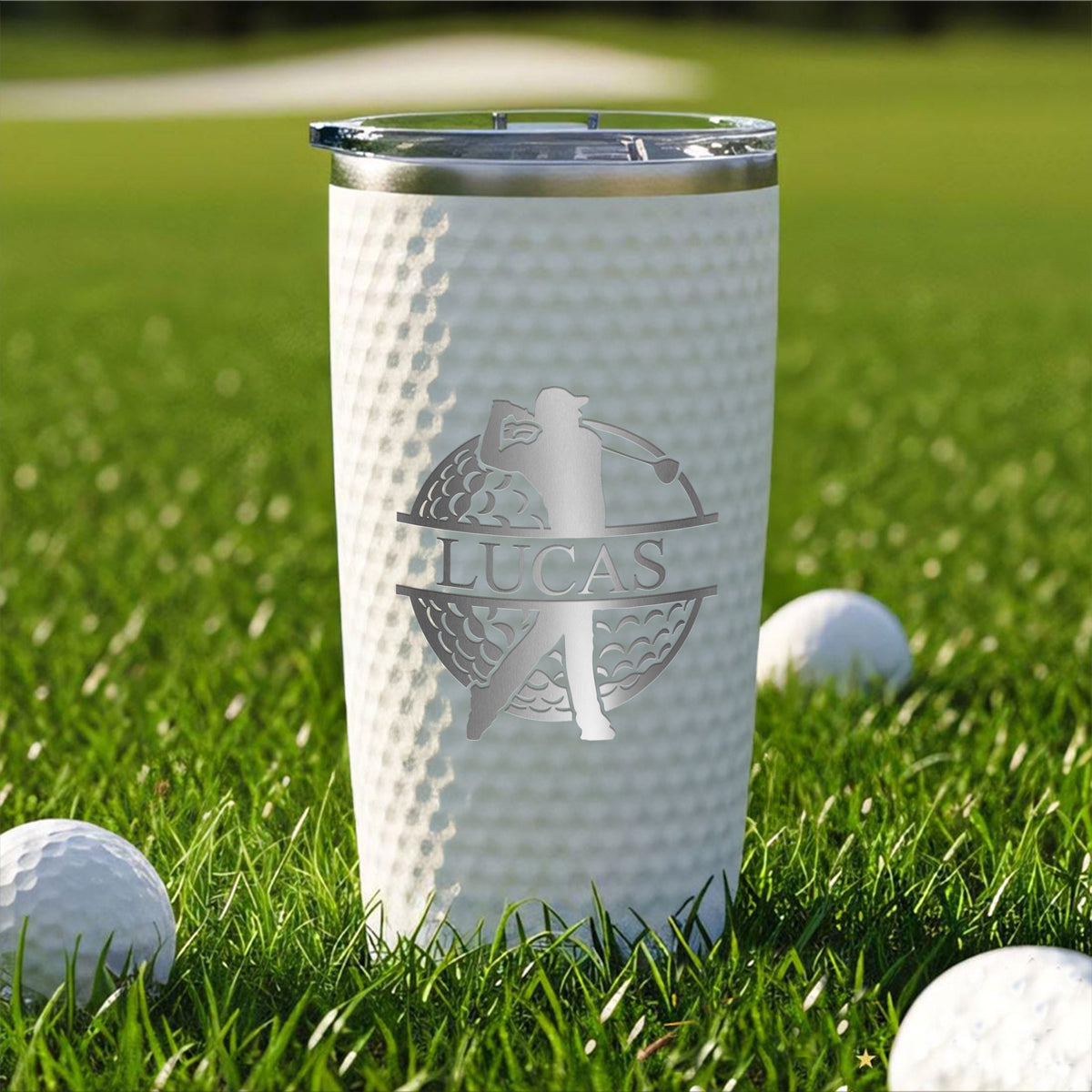 Personalized Gifts for Golfer, Viral Design White Golf Tumbler, Gift for Golf Lovers LM32 897595