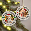 Personalized Pet Photo My First Christmas in My Forever Home Ceramic Ornament HO82 903974