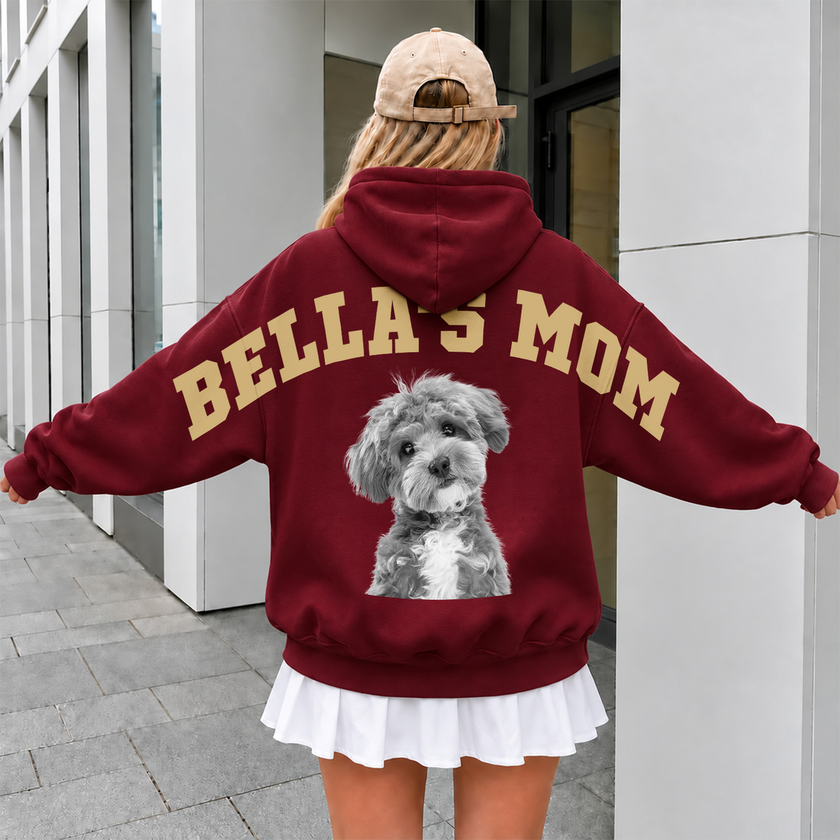 Custom Dog Dad Mom Photo Shoulder to Shoulder Shirt For Dog Lovers CH07 180936