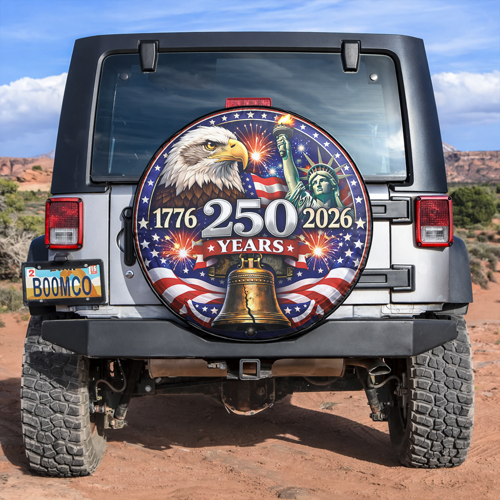 250 Years 1776-2026 Tire Cover Patriotic Decor Gift for Family HA75 921082