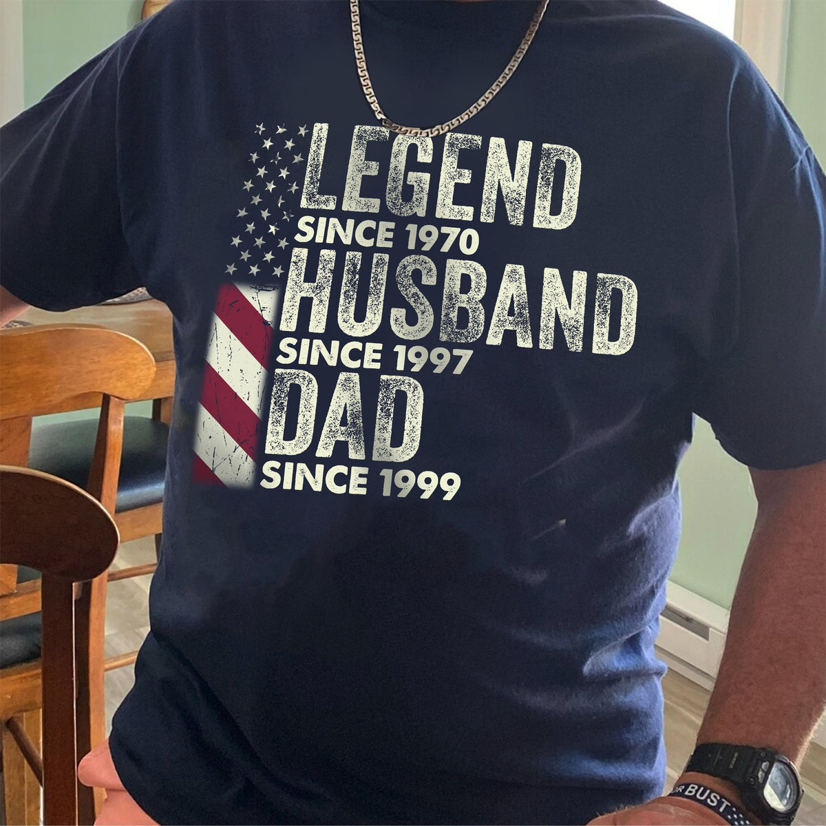 Personalized Legend Husband Dad Grandpa Front Shirt TH10 892909