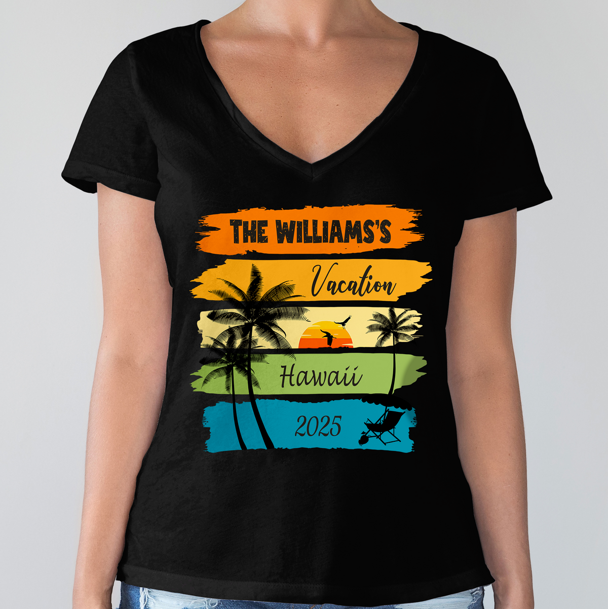 Custom Family Vacation Shirts 2025 – Personalized Family Trip Dark Shirts LM32 893817