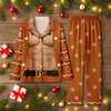Personalized Funny Hairy Body Christmas Pajamas Gift For Husband, Grandpa HA75 919466
