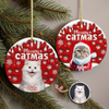 Custom Dog Cat Photo Christmas - Personalized Ceramic Ornament TH10 894383