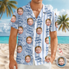Custom Face Best Dad Ever Tropical Beach Hawaii Shirt Gift For Father's Day CH07 911468