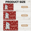 Custom Dog Photo Christmas Light Welcome Doormat CH07 180602