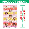 Custom Photo Tie Dye Background Beach Towel HO82 894168