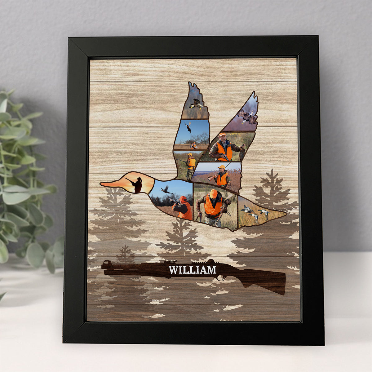 Custom Photo Deer Hunting Wood Picture Frame CH07 896550