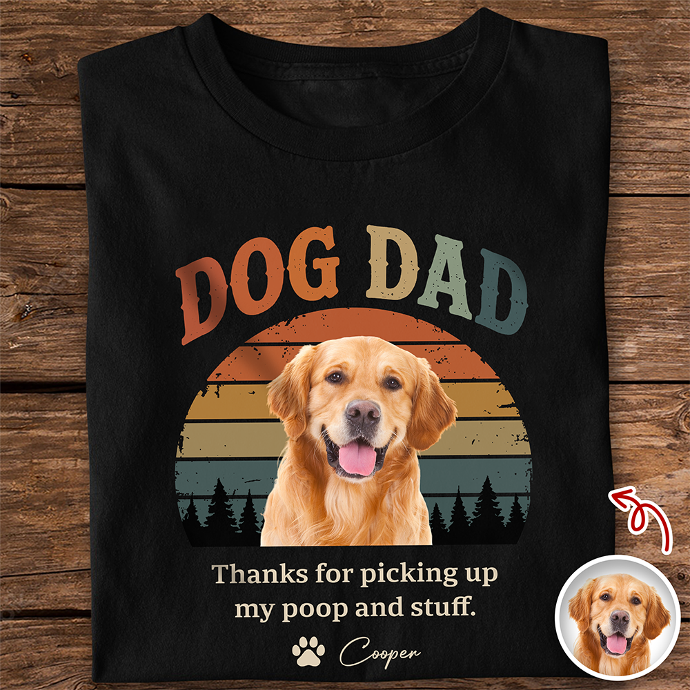 Custom Dog Dad Vintage Dark Shirt For Dog Lovers CH07 911440