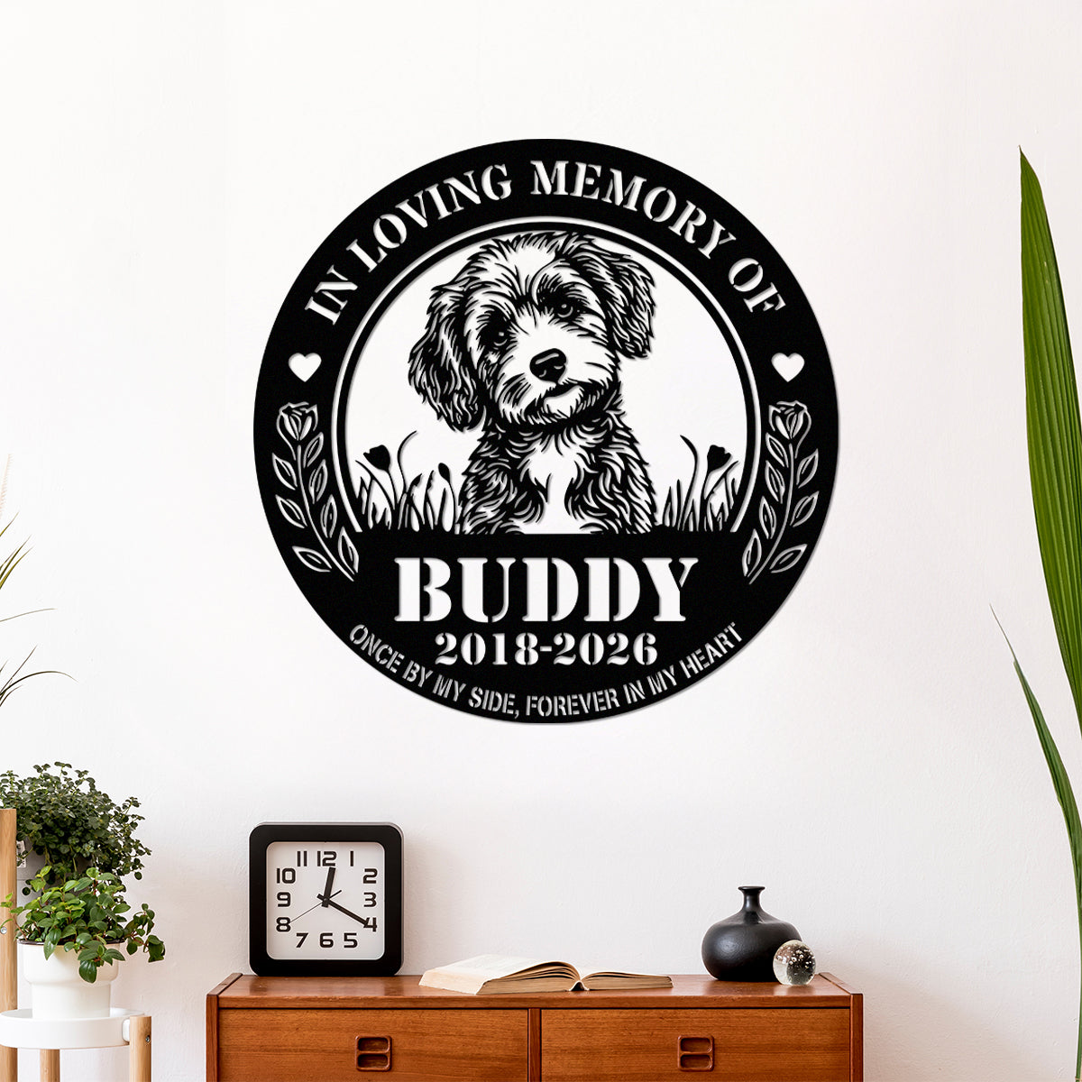 Custom Dog Photo Memorial Metal Sign Gift For Dog Lover HA75 920020