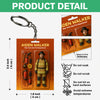 Custom Photo Firefighter Figure Acrylic Keychain Gift For Dad HO82 894218